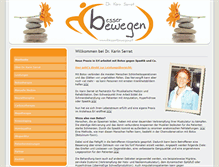 Tablet Screenshot of besserbewegen.at